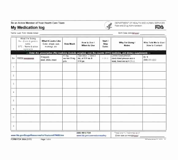 Medication Schedule Template Excel Unique Medication Chart Template Excel Administration Record Best