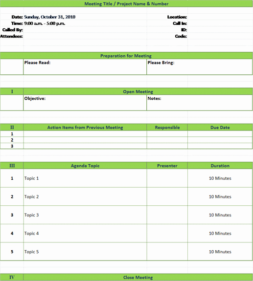 Meeting Minutes Template Excel Inspirational Meeting Agenda Template with Meeting Minutes