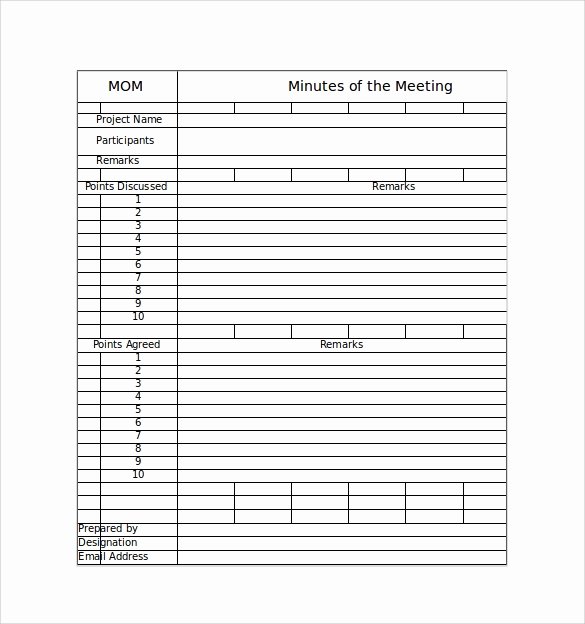 Meeting Minutes Template Excel New 44 Sample Meeting Minutes Template Google Docs Apple