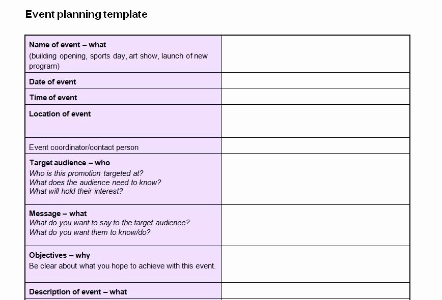 Meeting Planner Checklist Template Unique event Planning Checklist Template now Featured On Website