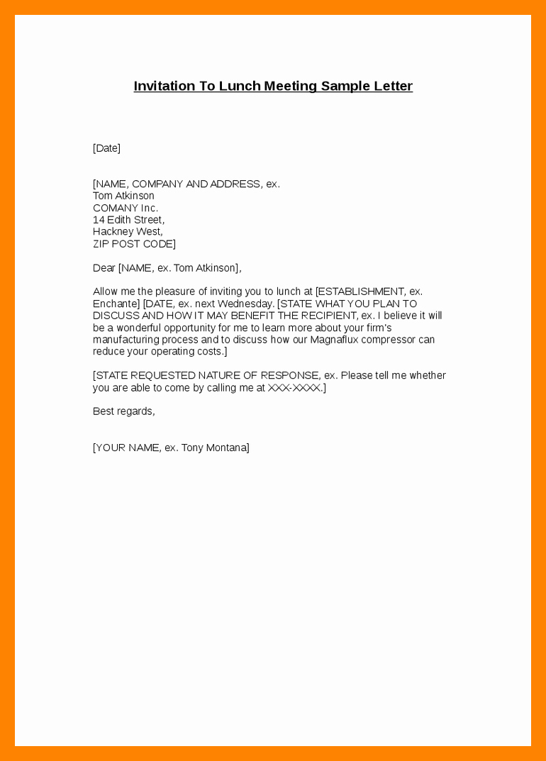 Meeting Request Email Template Fresh 16 Awol Letter Sample