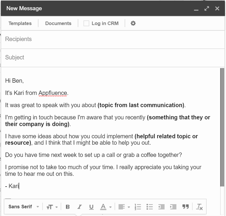 Meeting Request Email Template Inspirational Meeting Email Sample 5 Awesome Email Tips