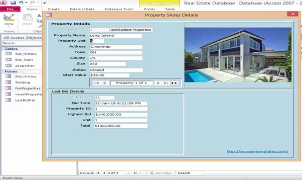 Microsoft Access Customer Database Template Fresh Microsoft Access 2013 Real Estate Database Templates for