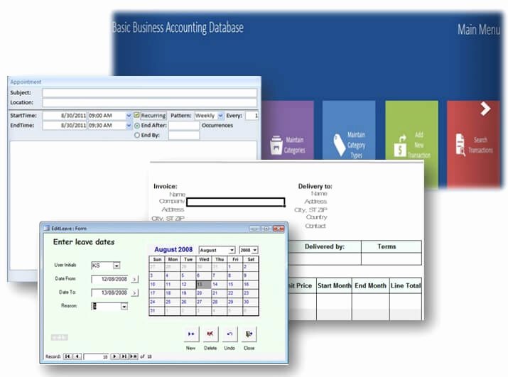 Microsoft Access Free Template Beautiful Ms Access Database Templates – some are even Free
