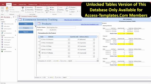 Microsoft Access Inventory Template Awesome Access Templates Google