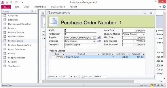 Microsoft Access Inventory Template Lovely Free Inventory Control forms Template for Microsoft Access