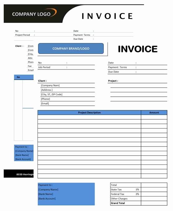 Microsoft Access Invoice Template Elegant Free Consultant Invoice Template