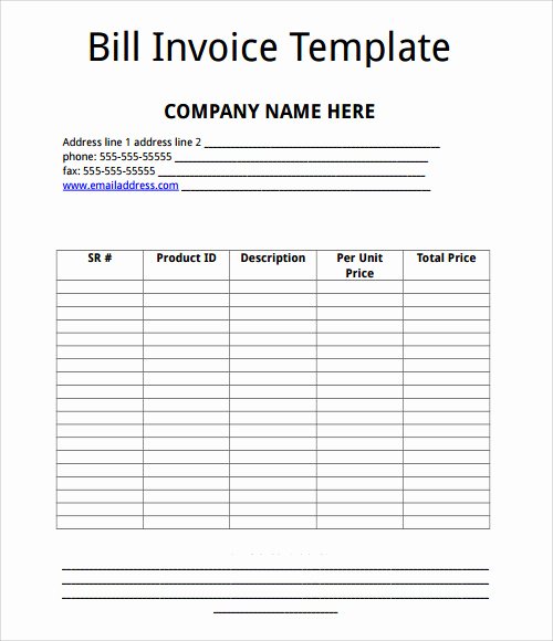 Microsoft Access Invoice Template Elegant Sample Microsoft Word Templates Download Free Documents