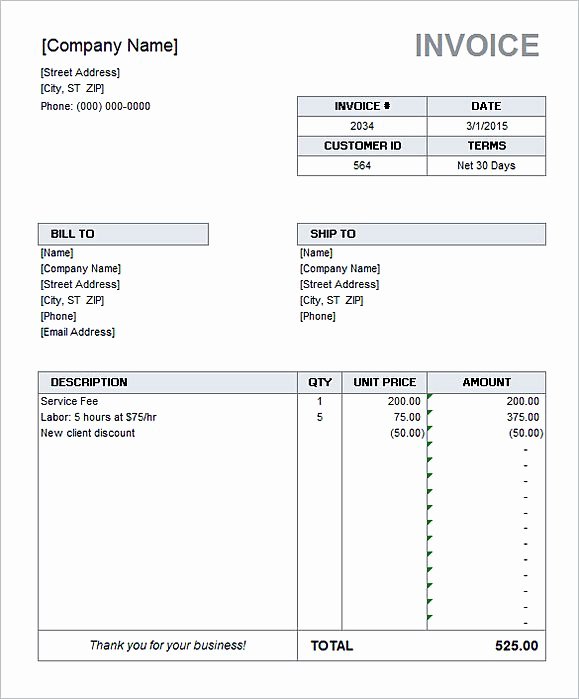 Microsoft Access Invoice Template Inspirational Simple Invoice Template Word