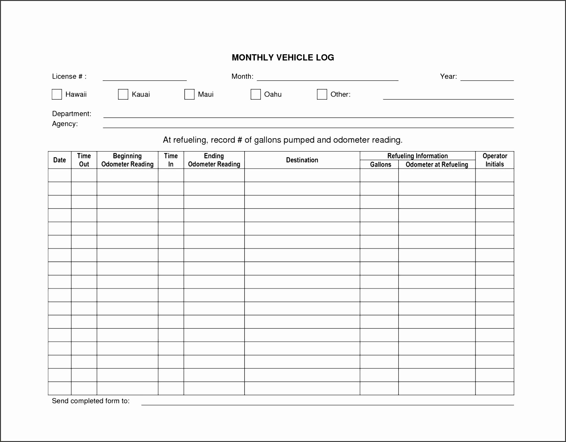 Microsoft Access Report Template Luxury 9 Vehicle Mileage Log Template In Word Sampletemplatess