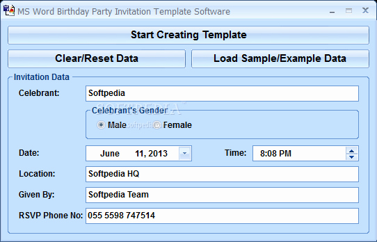 Microsoft Word Birthday Invitation Template Best Of Download Ms Word Birthday Party Invitation Template software