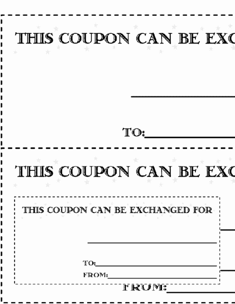 Microsoft Word Coupon Template Awesome 11 Free Coupon Templates Word Excel Pdf formats
