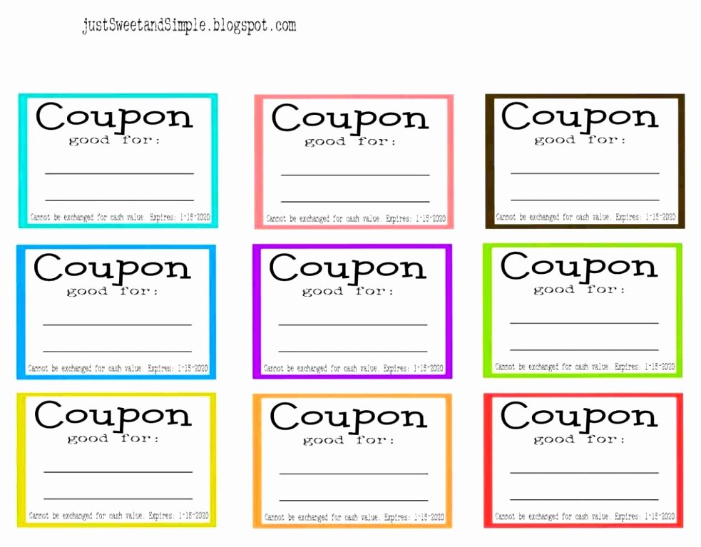 Microsoft Word Coupon Template Elegant 6 Printable Blank Coupon Template Apuua