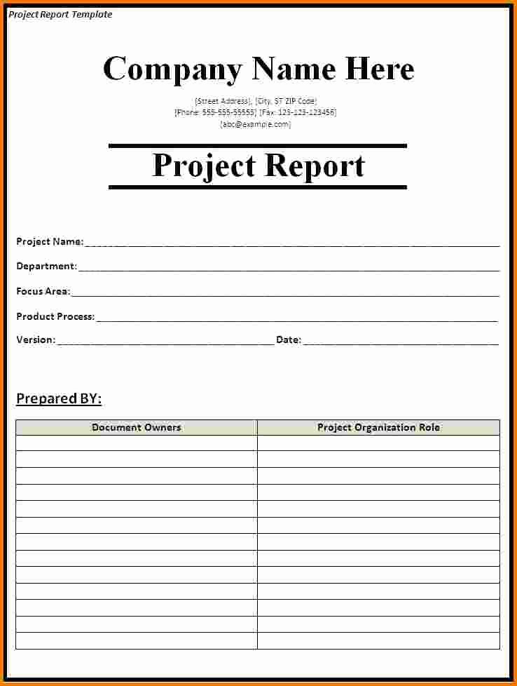 Microsoft Word Project Template Beautiful 6 Microsoft Word Report Templates