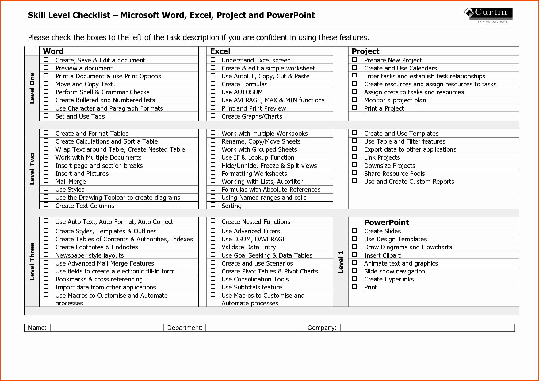 Microsoft Word Project Template New 7 Microsoft Word Checklist Template Bookletemplate