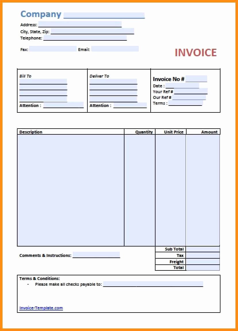 Microsoft Word Questionnaire Template Best Of 6 Able Invoice form