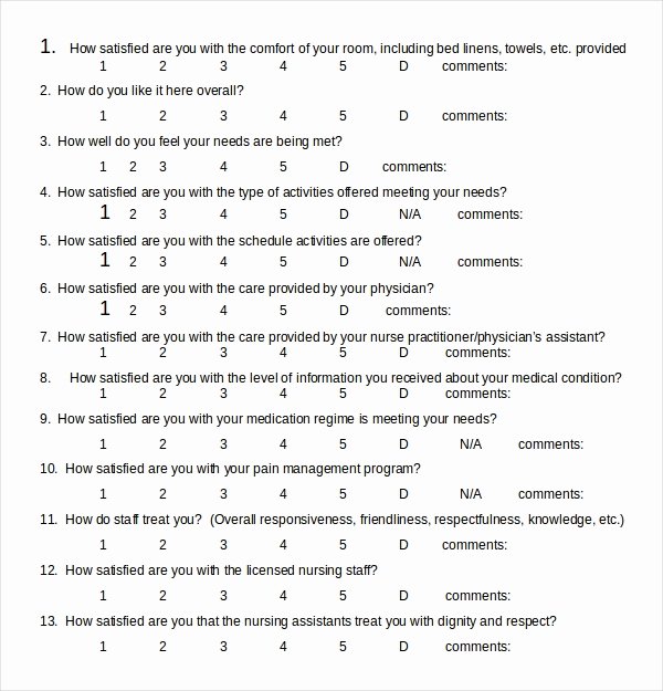 Microsoft Word Questionnaire Template Best Of Feedback Survey Template – 20 Free Word Excel Pdf