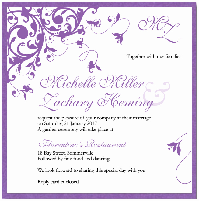 Microsoft Word Wedding Invitation Template Awesome Microsoft Publisher Wedding Invitation Templates