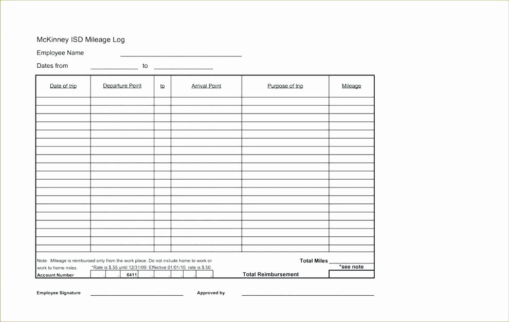 Mileage Log for Taxes Template New Printable Mileage Log Templates Free Template Lab Book for