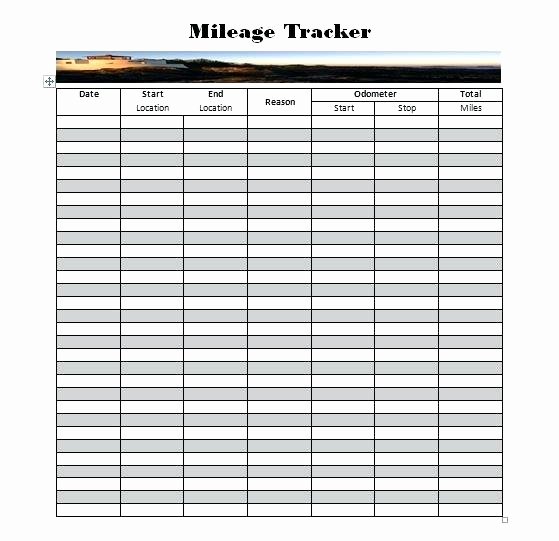 Mileage Log Template for Taxes Awesome Mileage Log Sheet Printable Mileage Log Template Mileage
