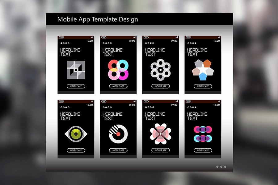Mobile App Design Template New Mobile App Template Design Ui Kits and Libraries