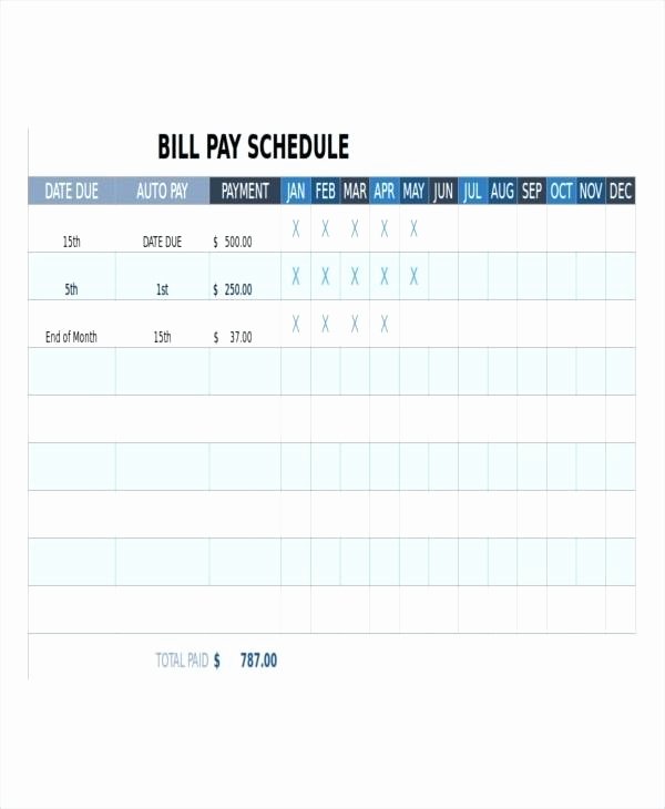 Monthly Bill Calendar Template Luxury Monthly Payment Calendar Template Bill Pay Best Line