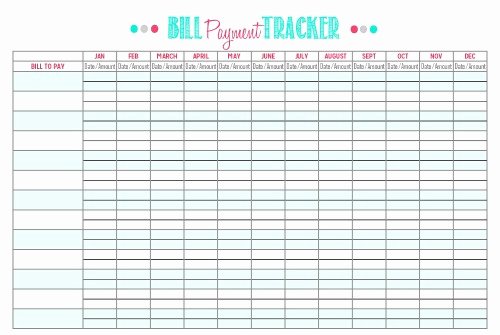 Monthly Bill Calendar Template New How to organize Bills Clean and Scentsible