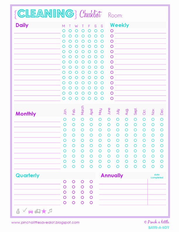 Monthly Cleaning Schedule Template Luxury Here