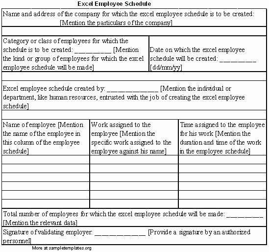 Monthly Employee Schedule Template Excel Awesome Excel Employee Schedule Monthly Staff Template Work