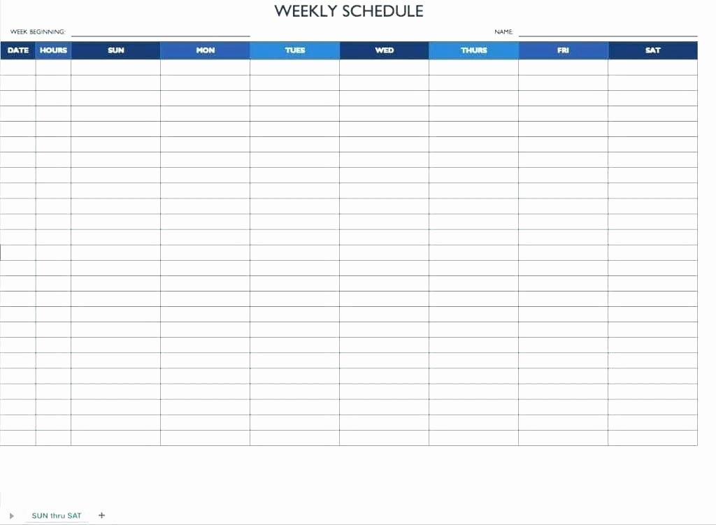 Monthly Employee Schedule Template Excel Unique This Simple Weekly Work Schedule Template Has A Column for