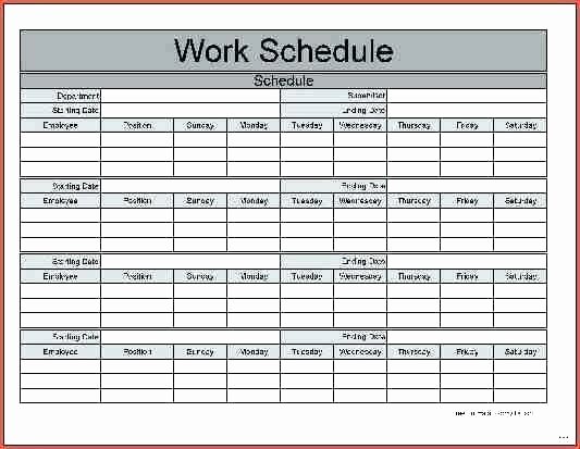 Monthly Employee Shift Schedule Template New Excel Shift Template Employee Schedule Tips Templates