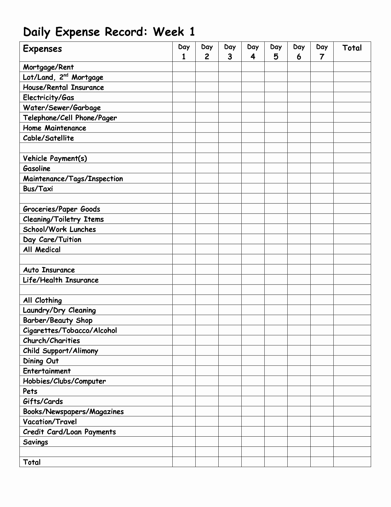Monthly Expense Report Template Excel Fresh Monthly Expense Report Template