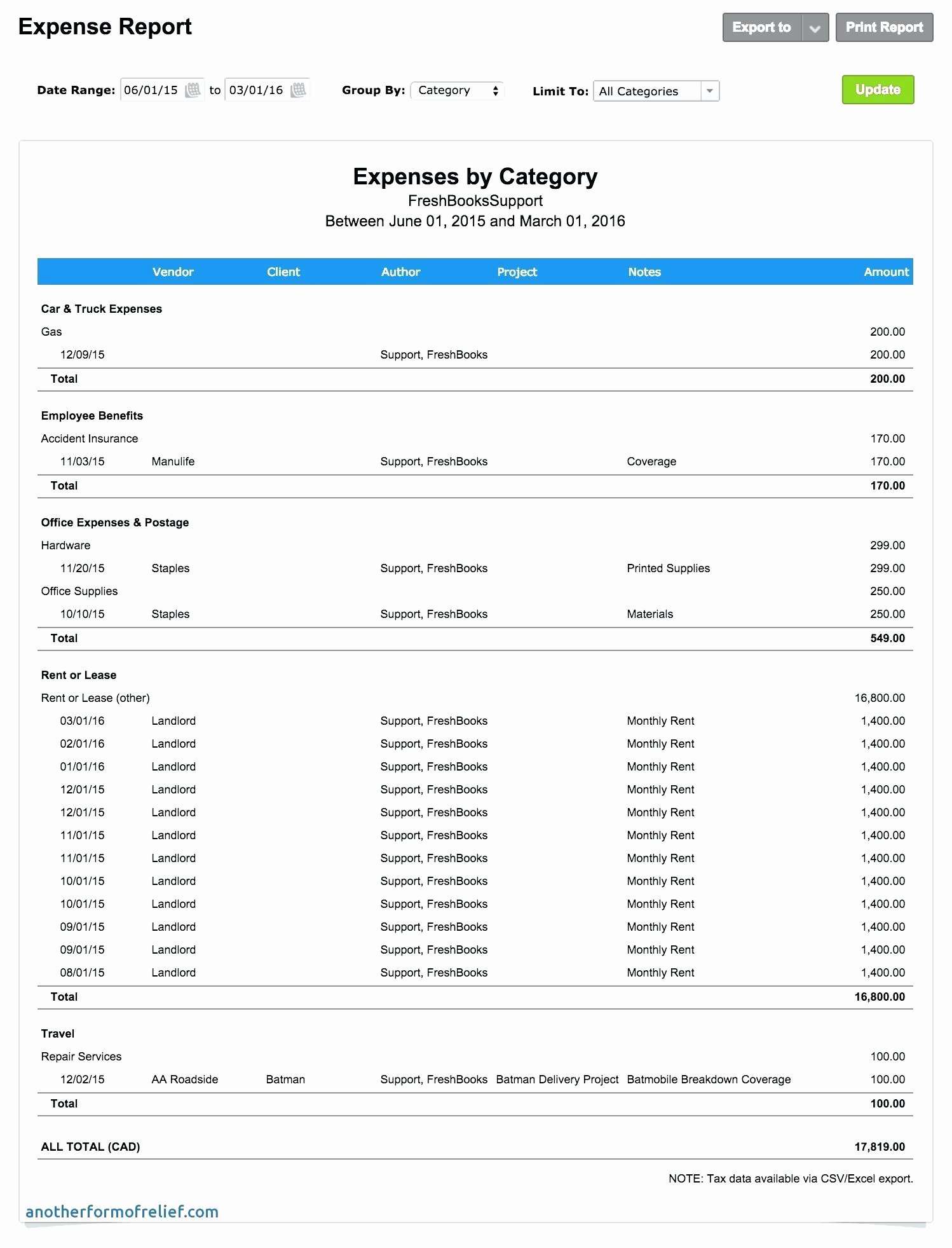 Monthly Expense Report Template Excel Unique Template Excel Expense Report Template