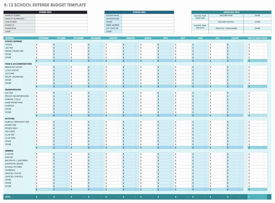 Monthly Expense Spreadsheet Template Luxury Free Monthly Bud Templates