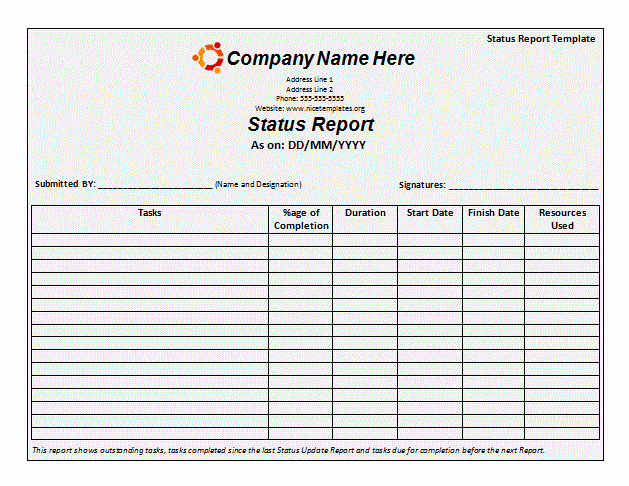 Monthly Operations Report Template Beautiful Report Templates