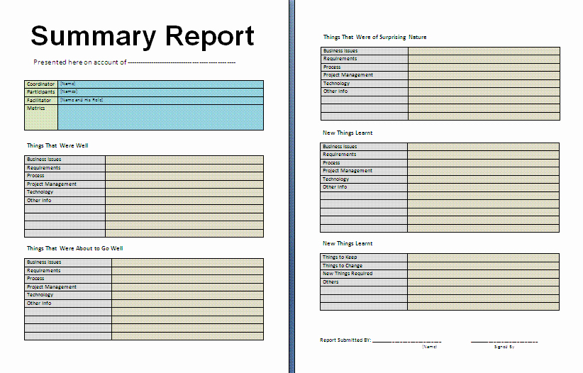 Monthly Operations Report Template Beautiful Weekly Operations Report Template Samples for Business V