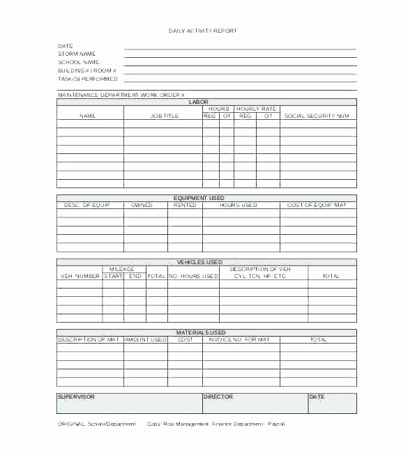 Monthly Operations Report Template Best Of Annual Financial Report Template Word Management format In