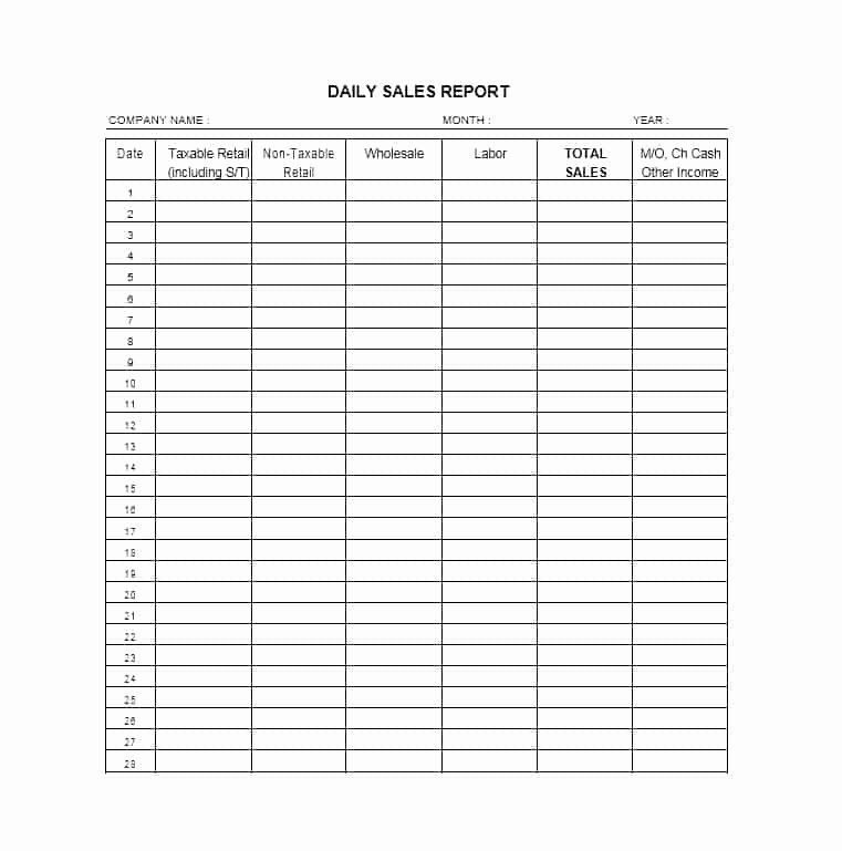 Monthly Sales Report Template Inspirational 45 Sales Report Templates [daily Weekly Monthly Salesman