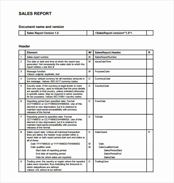 Monthly Sales Report Template Unique 13 Sales Report Samples
