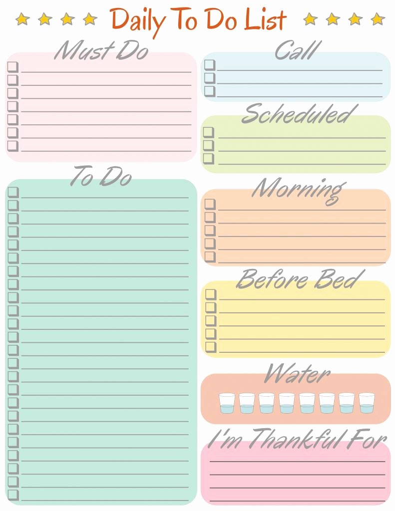 Monthly to Do List Template Beautiful Daily Weekly Monthly to Do List Template