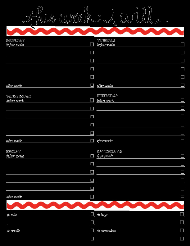 Monthly to Do List Template Best Of Weekly to Do List Template Pdf