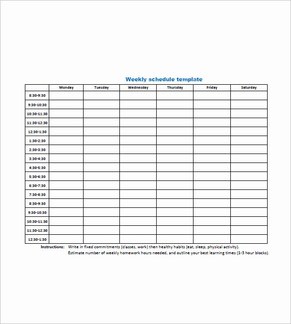 Monthly to Do List Template Unique Weekly to Do List Template – 8 Free Sample Example