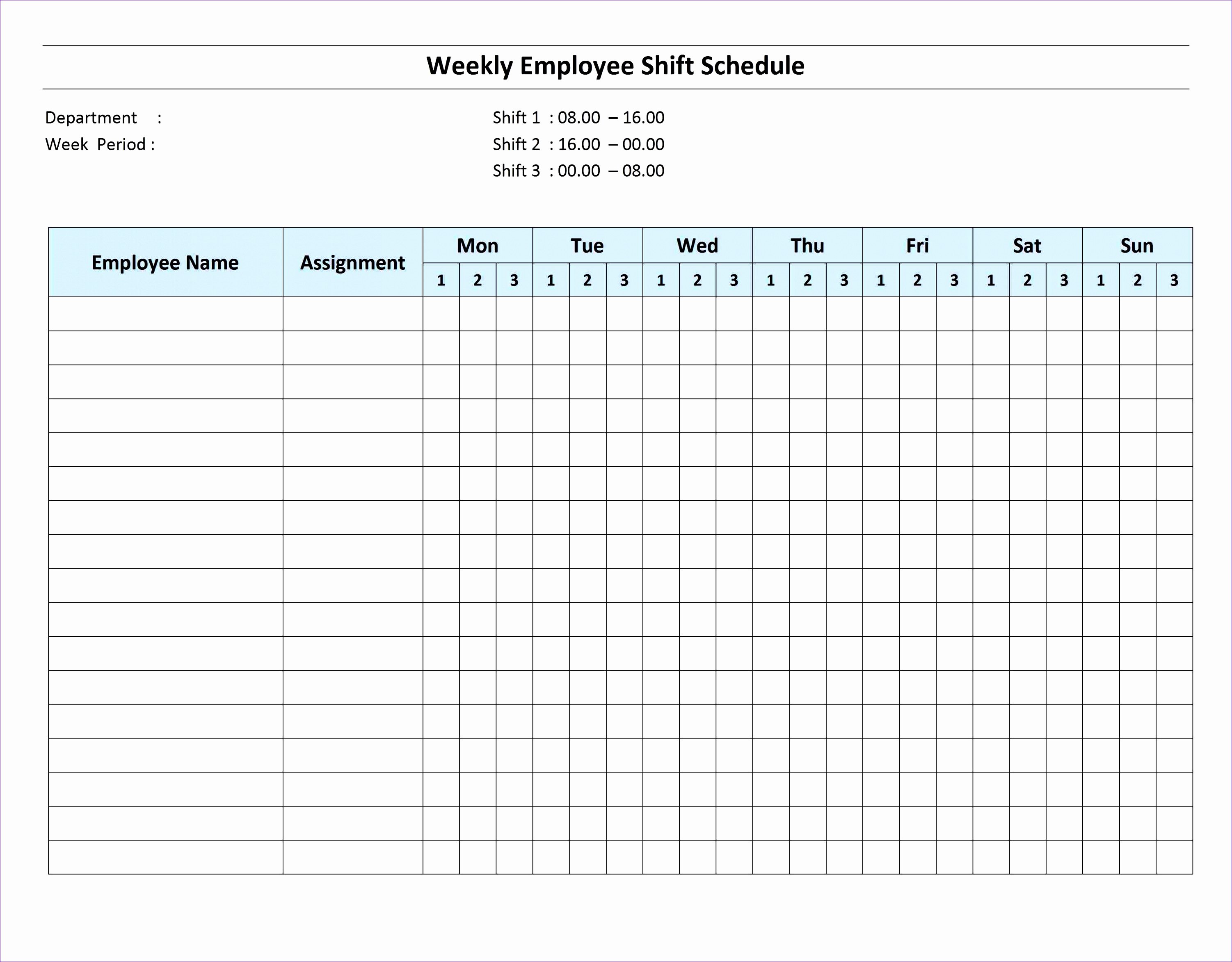 Monthly Work Schedule Template Excel Luxury 10 Excel Monthly Work Schedule Template Exceltemplates