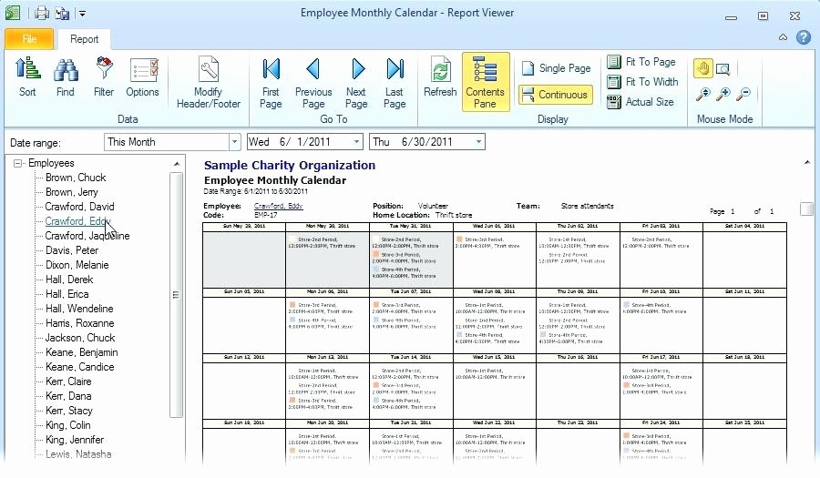 Monthly Work Schedule Template Excel Unique Monthly Staff Roster Template Free Employee and Shift