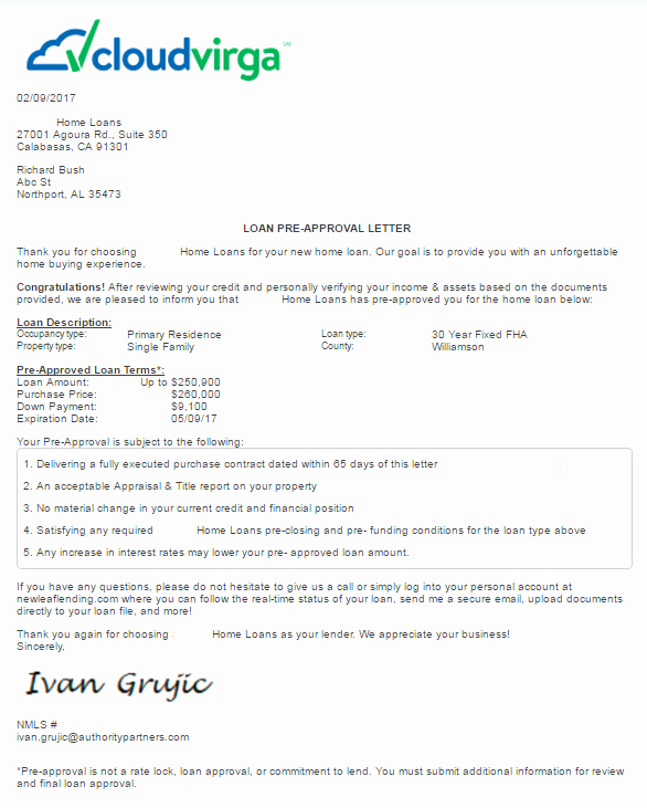 Mortgage Pre Approval Letter Template Unique How to Send Preapproval or Prequalification Letters