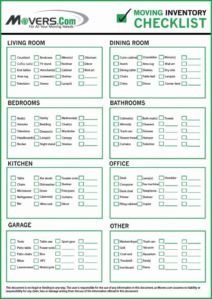 Moving Checklist Printable Template New 5 Moving Checklist Templates – Word Templates