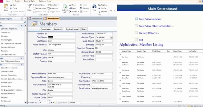 Ms Access Customer Database Template Fresh Microsoft Access 2010 Templates In Access Database