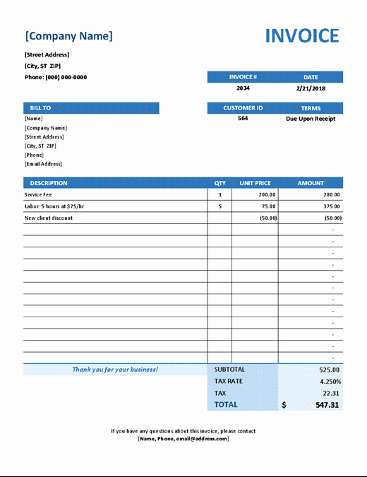 Ms Office Receipt Template Best Of Invoices Fice