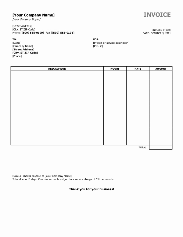 Ms Office Receipt Template Luxury Free Invoice Templates for Word Excel Open Fice