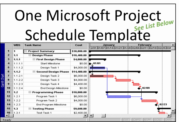 Ms Office Schedule Template Inspirational Provide You One Microsoft Project Schedule Template by